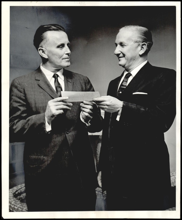 Goldman and University of Oklahoma president